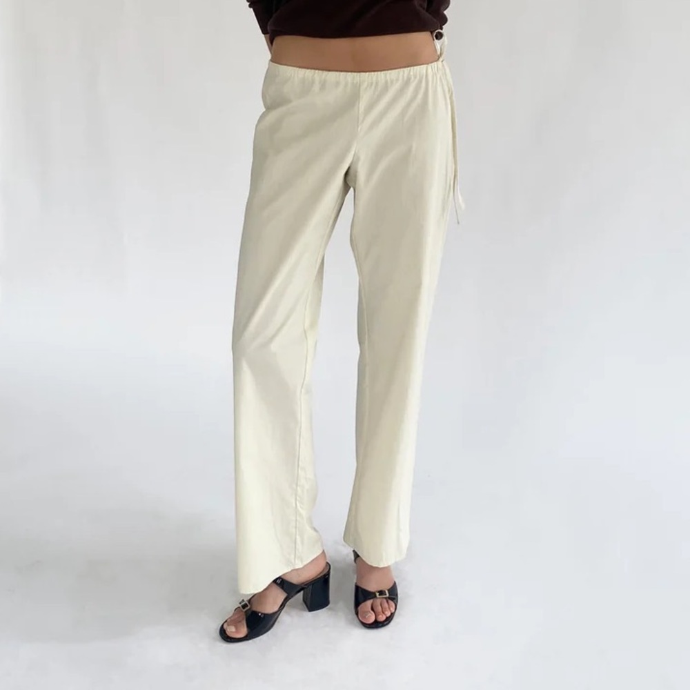 Brooke Callahan Tie Pants in Rise Small